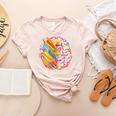 Colorful Brain Art Teacher Artist Painter Student Women's Heather T-Shirt Heather Peach