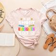 Cool Kindergarten Teacher Art For Men Women Preschool Kinder Women's Heather T-Shirt Heather Peach