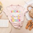 Cool Specials Teacher Specials Team Specials Squad Women's Heather T-Shirt Heather Peach