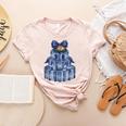 Coquette Bow Book Tree Merry Christmas Xmas Teacher Holiday Women's Heather T-Shirt Heather Peach Coquette Bow Book Tree Merry Christmas Xmas Teacher Holiday Women's Heather T-Shirt Heather Peach