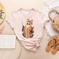 Coquette Music Note Patchwork Ghost Music Teacher Halloween Women's Heather T-Shirt Heather Peach Coquette Music Note Patchwork Ghost Music Teacher Halloween Women's Heather T-Shirt Heather Peach