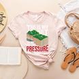 Couldn't Take The Pressure Geology Earth Science Teacher Women's Heather T-Shirt Heather Peach