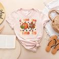 Crunching Numbers Just Like Leaves Pumpkin Fall Teacher Women's Heather T-Shirt Heather Peach Crunching Numbers Just Like Leaves Pumpkin Fall Teacher Women's Heather T-Shirt Heather Peach