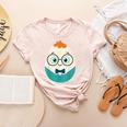 Cute Good Egg Teacher Halloween Costume Food Group Women's Heather T-Shirt Heather Peach