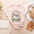 Cute Goose It's A Beautiful Day To Teach 1st Grade Teacher Women's Heather T-Shirt Heather Peach