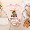 Cute Halloween Teacher Librarian Frankenstein Reading Books Women's Heather T-Shirt Heather Peach Cute Halloween Teacher Librarian Frankenstein Reading Books Women's Heather T-Shirt Heather Peach