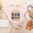 Cute Halloween Teacher Women's Heather T-Shirt Heather Peach