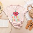 Cute Maestra Teacher Women's Heather T-Shirt Heather Peach