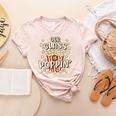 Cute Teacher Popcorn Day Women's Heather T-Shirt Heather Peach Cute Teacher Popcorn Day Women's Heather T-Shirt Heather Peach