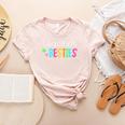 Cute Teacher Shirt Teacher Besties Women's Heather T-Shirt Heather Peach Cute Teacher Shirt Teacher Besties Women's Heather T-Shirt Heather Peach