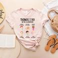 Daycare Preschool Infant Teacher Thing I Do In The Classroom Women's Heather T-Shirt Heather Peach Daycare Preschool Infant Teacher Thing I Do In The Classroom Women's Heather T-Shirt Heather Peach