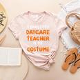 Daycare Teacher Halloween Costume Tired Day Care Shirt Women's Heather T-Shirt Heather Peach Daycare Teacher Halloween Costume Tired Day Care Shirt Women's Heather T-Shirt Heather Peach