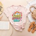 Daycare Teacher Daycare Provider Early Childhood Vibes Women's Heather T-Shirt Heather Peach