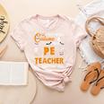 I Don't Need A Costume I'm A Pe Teacher Halloween Men Women Women's Heather T-Shirt Heather Peach