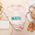 Eat Sleep Math Repeat Math Teacher Men Women Girls Kids Women's Heather T-Shirt Heather Peach Eat Sleep Math Repeat Math Teacher Men Women Girls Kids Women's Heather T-Shirt Heather Peach