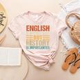 English Is Important But History Is Importanter Teachers Men Women Girls Kids Women's Heather T-Shirt Heather Peach English Is Important But History Is Importanter Teachers Men Women Girls Kids Women's Heather T-Shirt Heather Peach