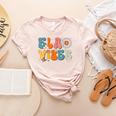 English Teacher Ela Vibes Teacher Kids First Day Of School Women's Heather T-Shirt Heather Peach English Teacher Ela Vibes Teacher Kids First Day Of School Women's Heather T-Shirt Heather Peach