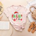 FA LA 8 Christmas Santa FA La Math Teacher Student Women's Heather T-Shirt Heather Peach FA LA 8 Christmas Santa FA La Math Teacher Student Women's Heather T-Shirt Heather Peach
