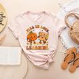 Fall In Love With Reading Book Autumn Pumpkins And Teachers Women's Heather T-Shirt Heather Peach Fall In Love With Reading Book Autumn Pumpkins And Teachers Women's Heather T-Shirt Heather Peach