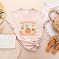 Are You Fall O Ween Directions Halloween Teacher Women's Heather T-Shirt Heather Peach Are You Fall O Ween Directions Halloween Teacher Women's Heather T-Shirt Heather Peach