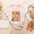 Fall Teacher Fall In Love With Math Math Thanksgiving For Men Women Women's Heather T-Shirt Heather Peach Fall Teacher Fall In Love With Math Math Thanksgiving For Men Women Women's Heather T-Shirt Heather Peach