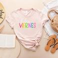 Feliz Viernes Happy Friday Spanish Teacher Friday Spanish Sp Women's Heather T-Shirt Heather Peach Feliz Viernes Happy Friday Spanish Teacher Friday Spanish Sp Women's Heather T-Shirt Heather Peach