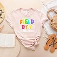 Field Day Green Team For Teacher Kids Field Day Games Women's Heather T-Shirt Heather Peach Field Day Green Team For Teacher Kids Field Day Games Women's Heather T-Shirt Heather Peach