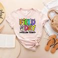 Field Day Yellow Team For Teacher Kids Field Day Games Women's Heather T-Shirt Heather Peach