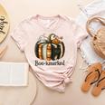 Fun Fall Book Lover Cute Teacher Student Halloween Women's Heather T-Shirt Heather Peach Fun Fall Book Lover Cute Teacher Student Halloween Women's Heather T-Shirt Heather Peach