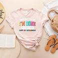 Fun University Of I'm Done Class Of 2025 Teacher Retirement Women's Heather T-Shirt Heather Peach