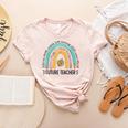 Future Teacher Cute Rainbow Leopard Teacher Outfit For Men Women Girls Kids Women's Heather T-Shirt Heather Peach Future Teacher Cute Rainbow Leopard Teacher Outfit For Men Women Girls Kids Women's Heather T-Shirt Heather Peach