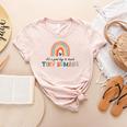 Good Day To Teach Tiny Humans Rainbow Teacher Women's Heather T-Shirt Heather Peach Good Day To Teach Tiny Humans Rainbow Teacher Women's Heather T-Shirt Heather Peach