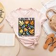 Growth Not Perfection Abstract Florals SPED Teacher Women's Heather T-Shirt Heather Peach Growth Not Perfection Abstract Florals SPED Teacher Women's Heather T-Shirt Heather Peach