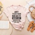 Halloween Art Teacher Prisoner Costume Women's Heather T-Shirt Heather Peach Halloween Art Teacher Prisoner Costume Women's Heather T-Shirt Heather Peach