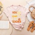 Halloween Preschool Teacher You Can't Scare Me Im A Teacher Women's Heather T-Shirt Heather Peach Halloween Preschool Teacher You Can't Scare Me Im A Teacher Women's Heather T-Shirt Heather Peach