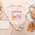 Halloween Teacher Or Student Hocus Pocus Everybody Focus For Men Women Kids Women's Heather T-Shirt Heather Peach