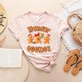 Hangin With My Cookies Gingerbread Men Women Xmas Teacher Women's Heather T-Shirt Heather Peach
