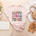 Happy Fri-Yay Teacher Fry Yay Friday Weekend Cute Fri-Yay Women's Heather T-Shirt Heather Peach Happy Fri-Yay Teacher Fry Yay Friday Weekend Cute Fri-Yay Women's Heather T-Shirt Heather Peach