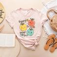 Happy To See Your Face Teacher Apple Women's Heather T-Shirt Heather Peach Happy To See Your Face Teacher Apple Women's Heather T-Shirt Heather Peach