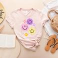 Happy To See Your Face Teacher Flower Back To School Women's Heather T-Shirt Heather Peach