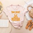 Hard Being The Best Auto Mechanics Teacher For Men Women Kids Women's Heather T-Shirt Heather Peach Hard Being The Best Auto Mechanics Teacher For Men Women Kids Women's Heather T-Shirt Heather Peach