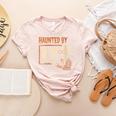 Haunted By 67 Halloween 67 Meme Six Seven Teacher Women's Heather T-Shirt Heather Peach