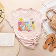 Hello Fifth Grade Team 5th Grade Back To School Teacher Kids Women's Heather T-Shirt Heather Peach