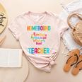Homebound Teacher Appreciation Week Back To School Heart Women's Heather T-Shirt Heather Peach Homebound Teacher Appreciation Week Back To School Heart Women's Heather T-Shirt Heather Peach