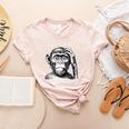 Well I'Ll Be a Monkey's Uncle Teacher And Student Women's Heather T-Shirt Heather Peach Well I'Ll Be a Monkey's Uncle Teacher And Student Women's Heather T-Shirt Heather Peach