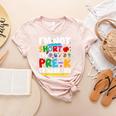 I'm Not Short I'm Pre-K Teacher Size Back To School Teacher Women's Heather T-Shirt Heather Peach I'm Not Short I'm Pre-K Teacher Size Back To School Teacher Women's Heather T-Shirt Heather Peach