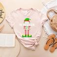 I'm The PE Teacher Elf Christmas Family Matching Women's Heather T-Shirt Heather Peach I'm The PE Teacher Elf Christmas Family Matching Women's Heather T-Shirt Heather Peach