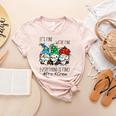It's Fine We'Re Fine Gnome Pre-K Teacher Christmas Light For Men Women Women's Heather T-Shirt Heather Peach It's Fine We'Re Fine Gnome Pre-K Teacher Christmas Light For Men Women Women's Heather T-Shirt Heather Peach