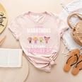 Just Kidding I Chase Toddlers Daycare Provider Nanny Teacher Women's Heather T-Shirt Heather Peach