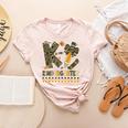 K Is For Kindergarten Teacher Coquette Bow Camo Women's Heather T-Shirt Heather Peach K Is For Kindergarten Teacher Coquette Bow Camo Women's Heather T-Shirt Heather Peach